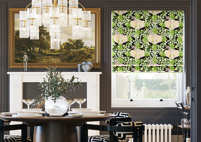 Faded Glamour, Goddess Green Black - Roman Blind - Image 3